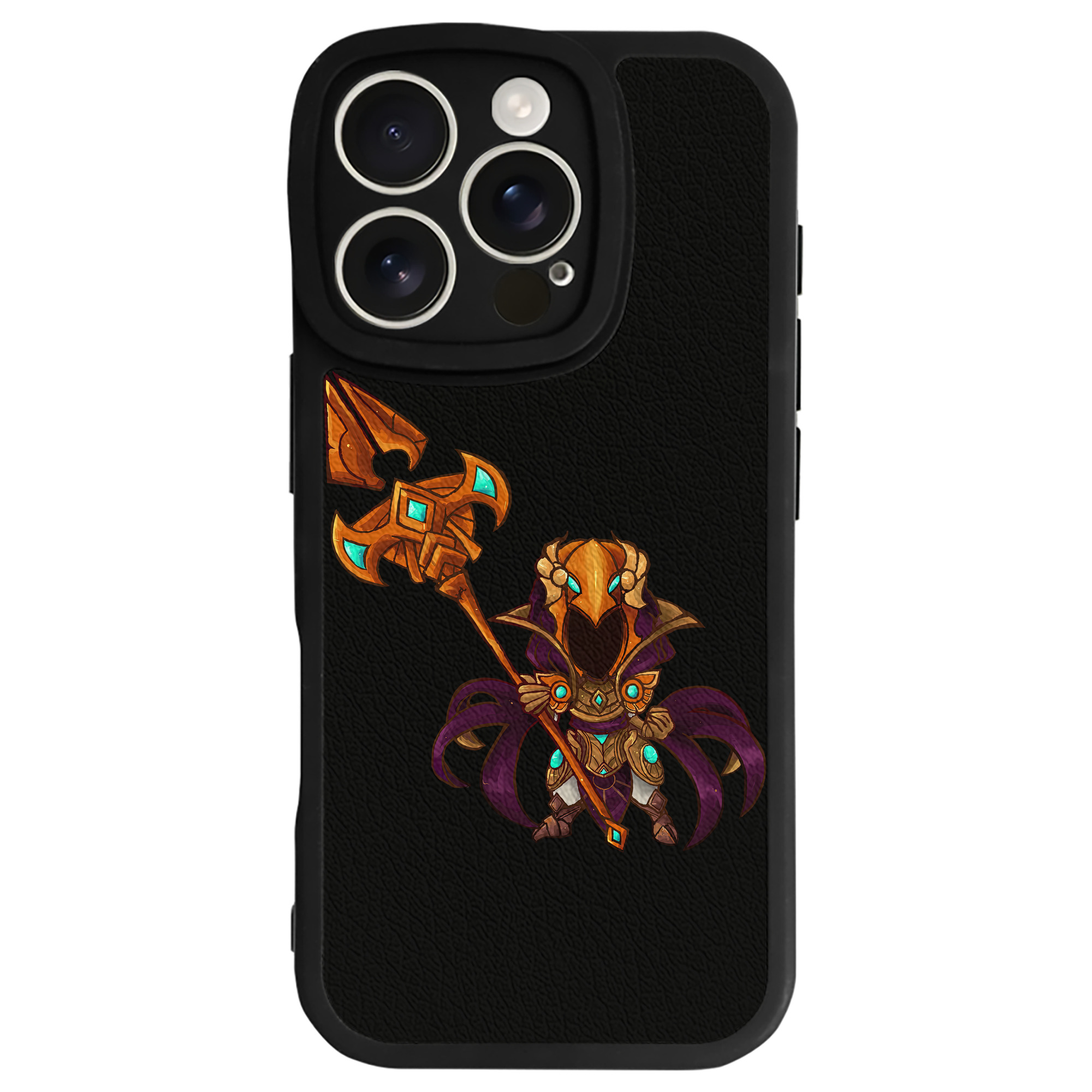 リーグ・オブ・レジェンド League of Legends LOL 【iPhone 16シリーズ対応】シリコンスマホケース（レザー調） 材質：シリコン